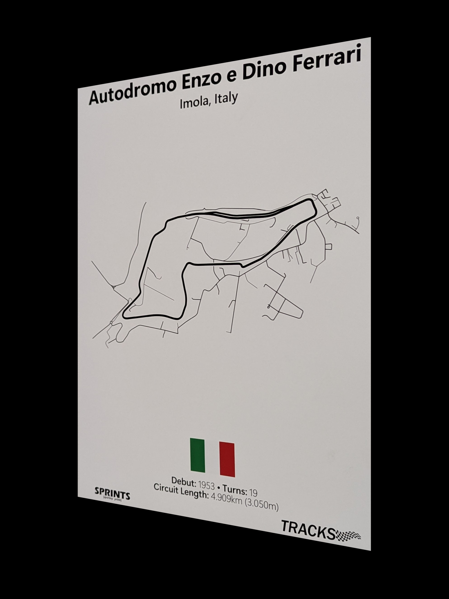 Autodromo Enzo e Dino Ferrari Poster Print