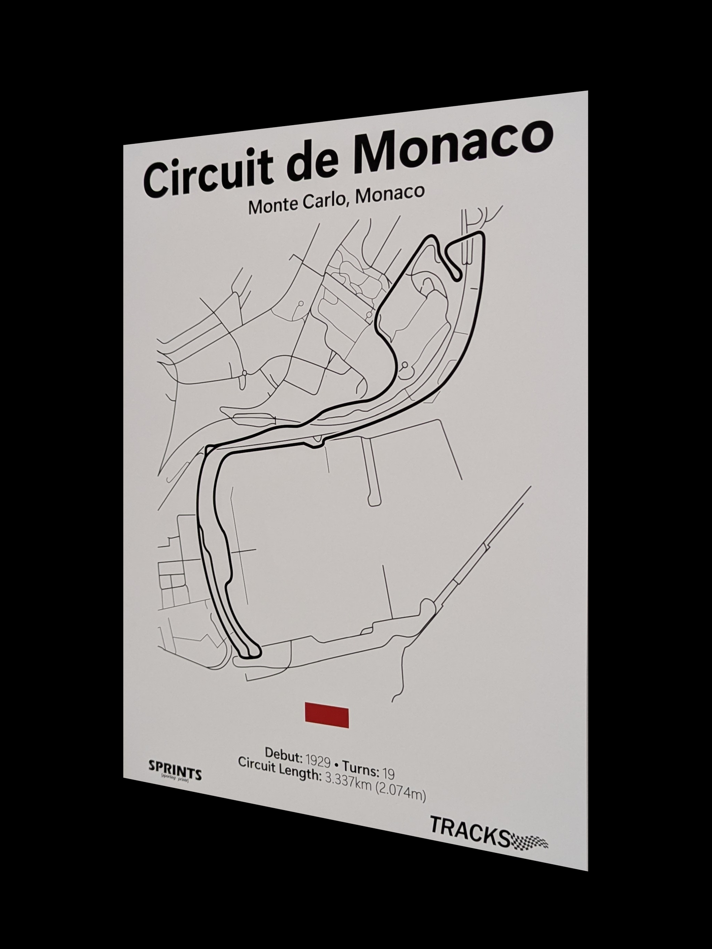 Circuit De Monaco Poster Print