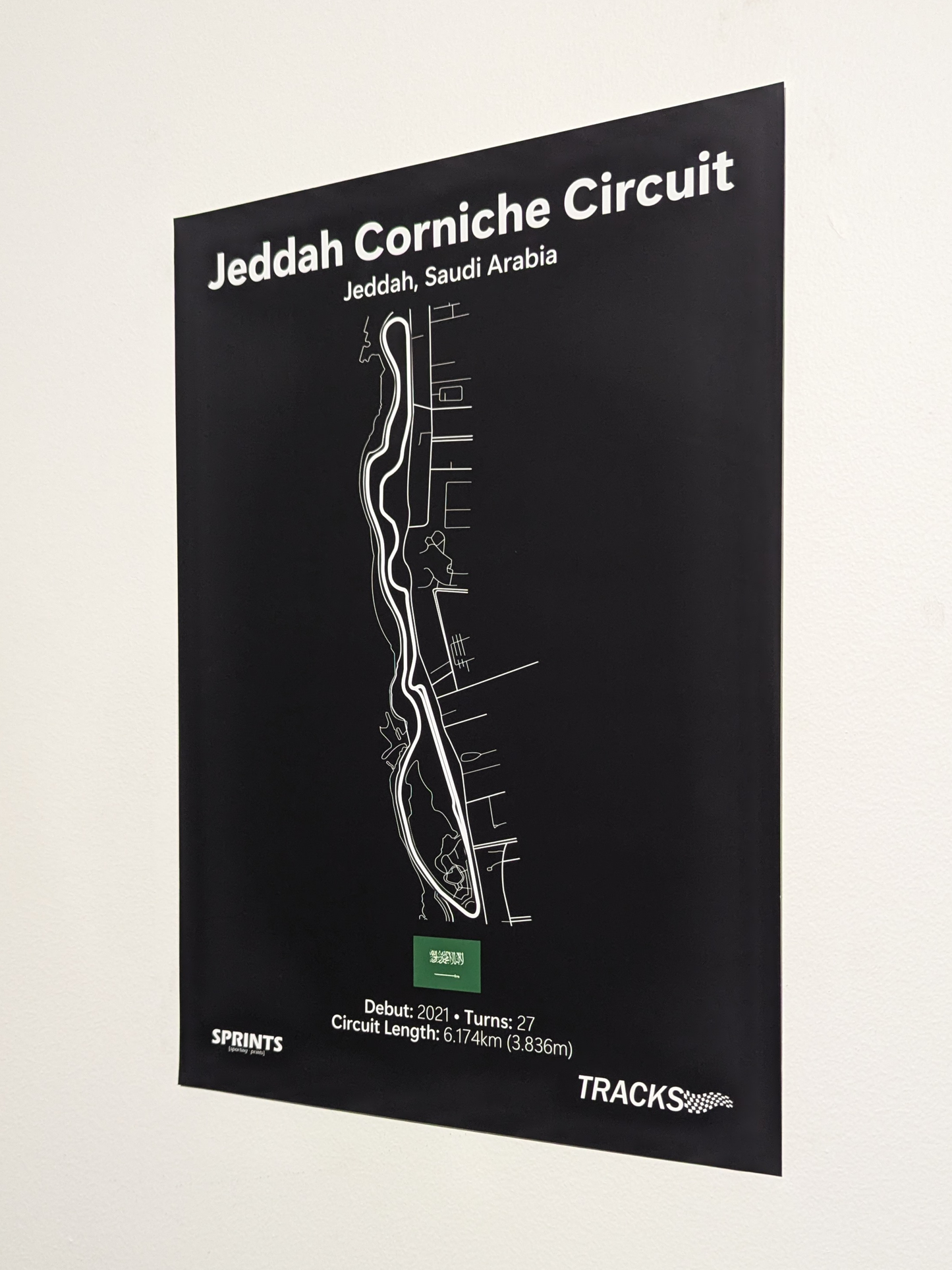 Jeddah Corniche Circuit Poster Print