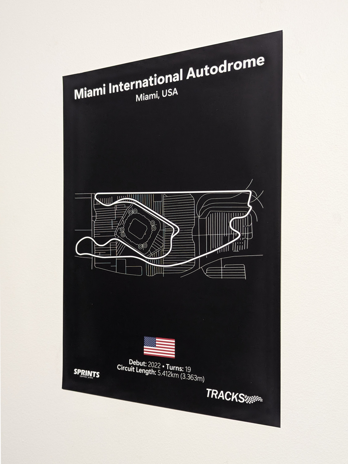 Miami International Autodrome Poster Print