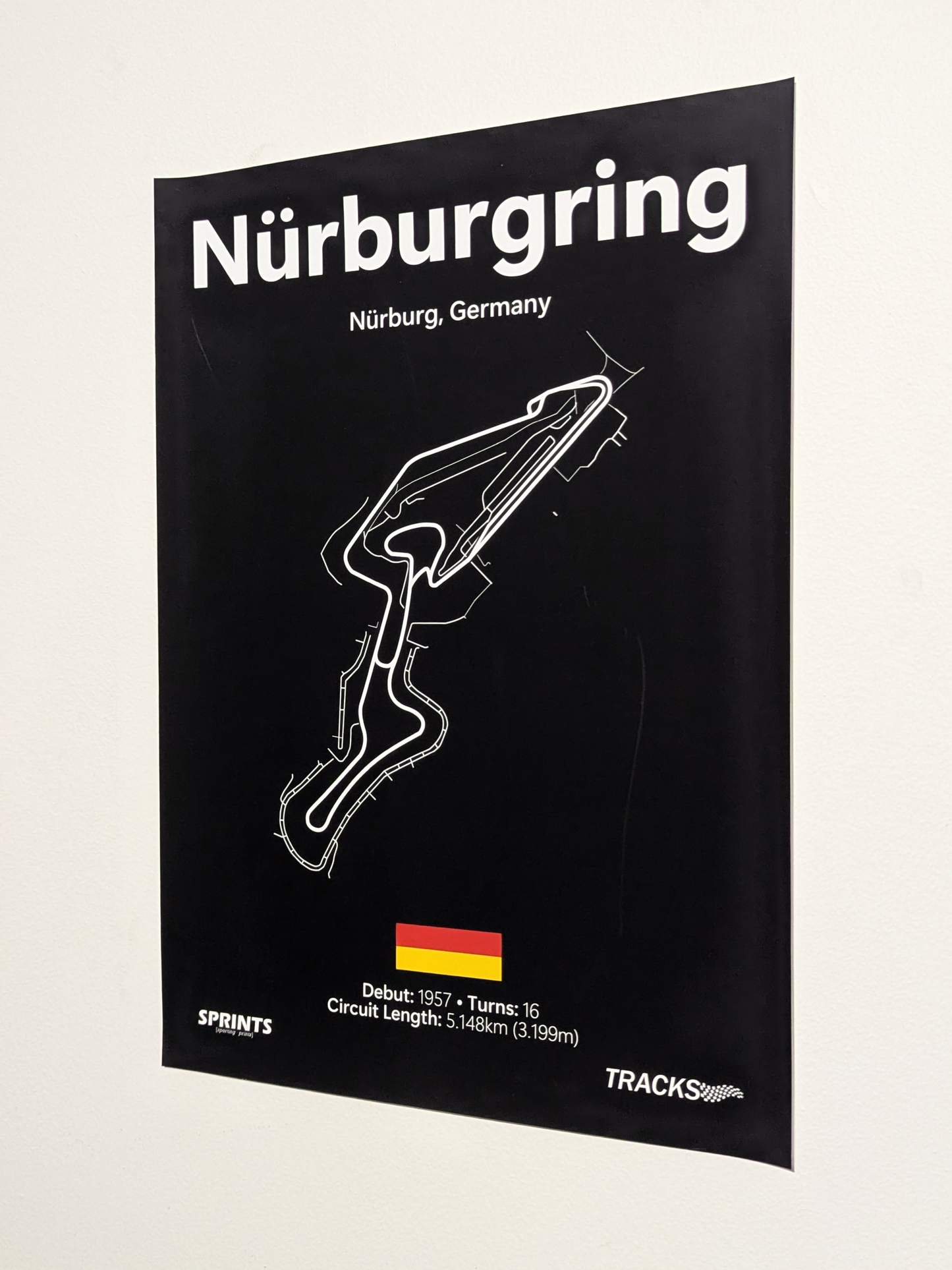 Nürburgring GP Circuit Poster Print
