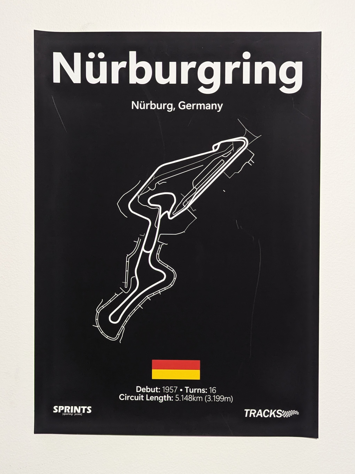 Nürburgring GP Circuit Poster Print
