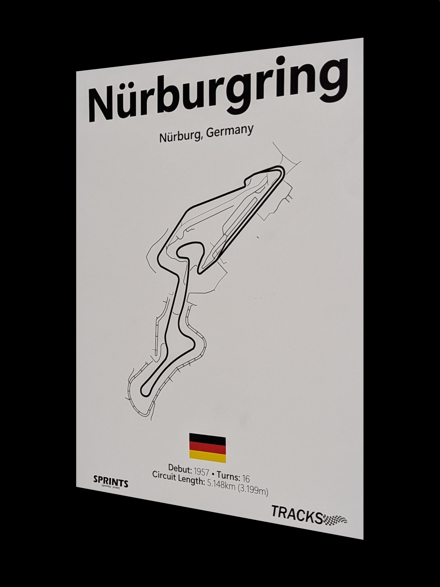 Nürburgring GP Circuit Poster Print
