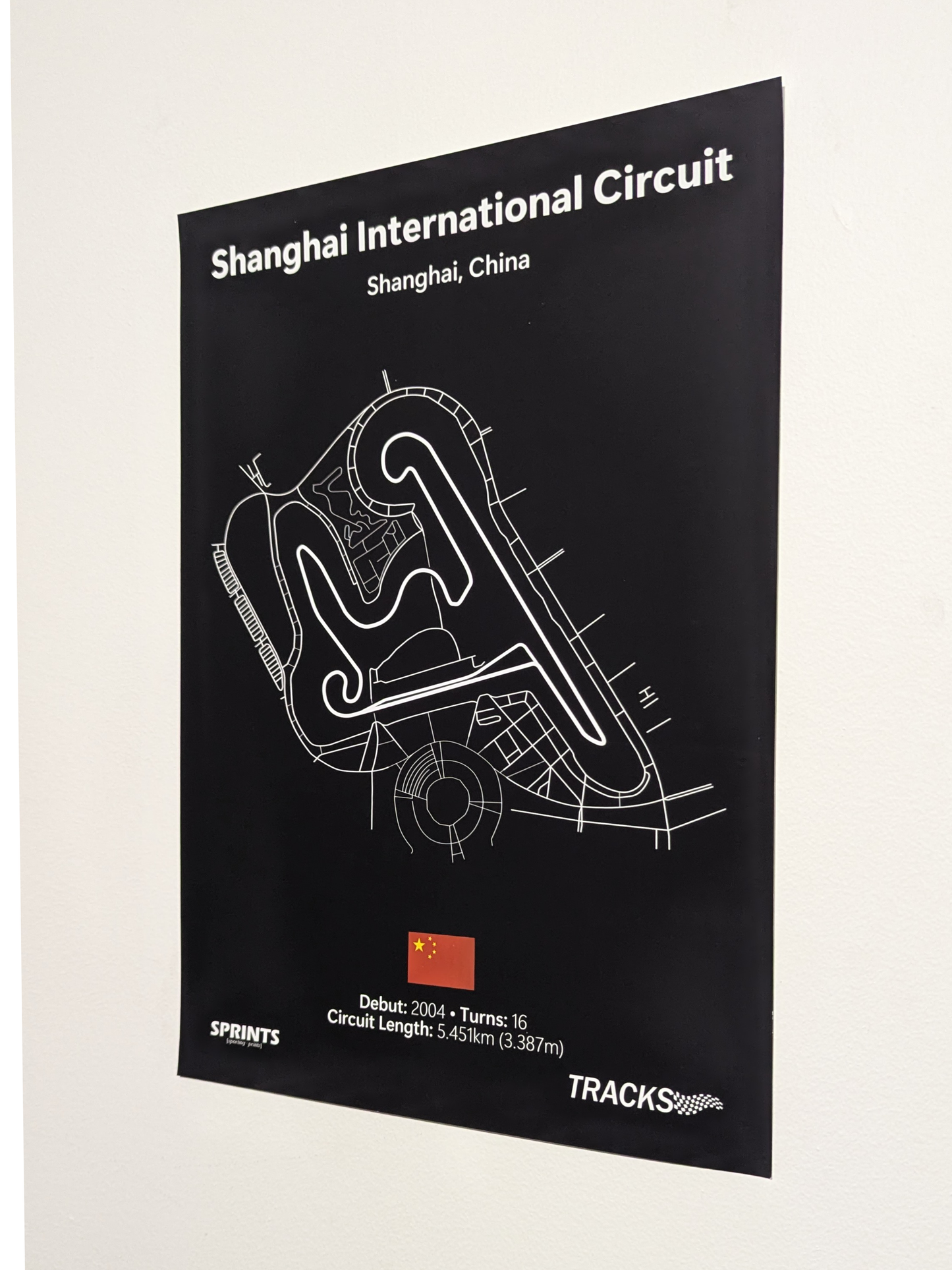 Shanghai International Circuit Poster Print