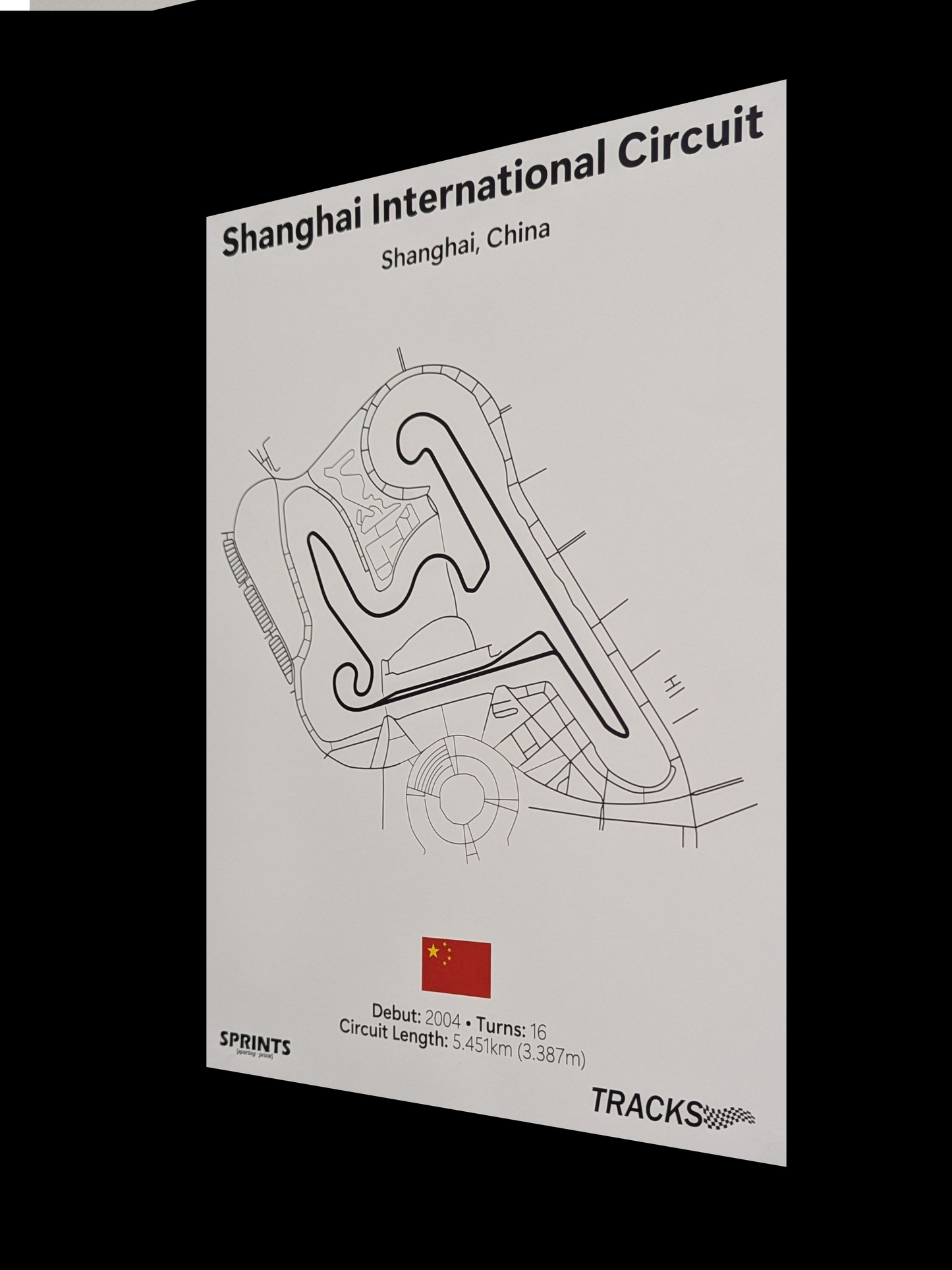 Shanghai International Circuit Poster Print
