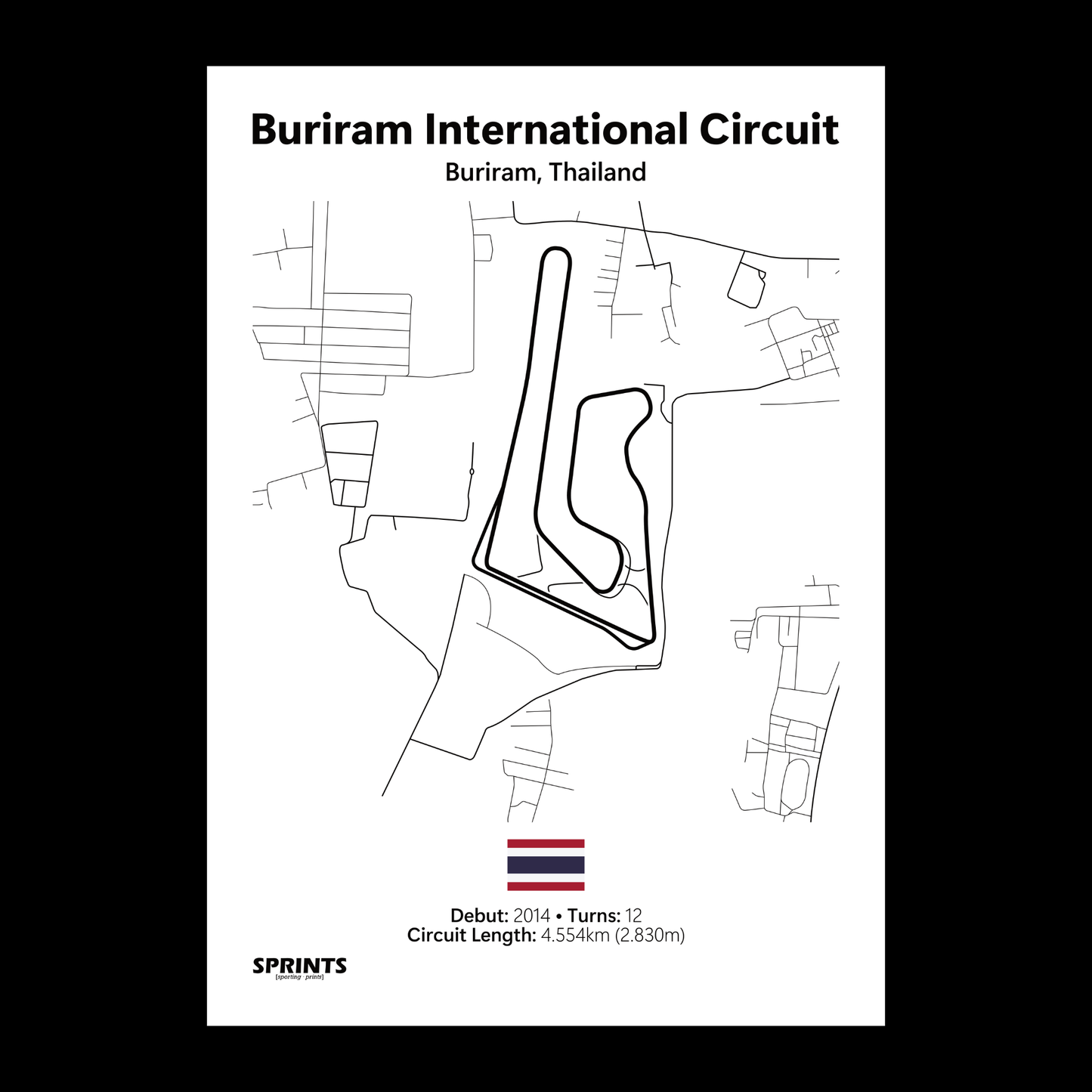 Buriram International Circuit Poster Print