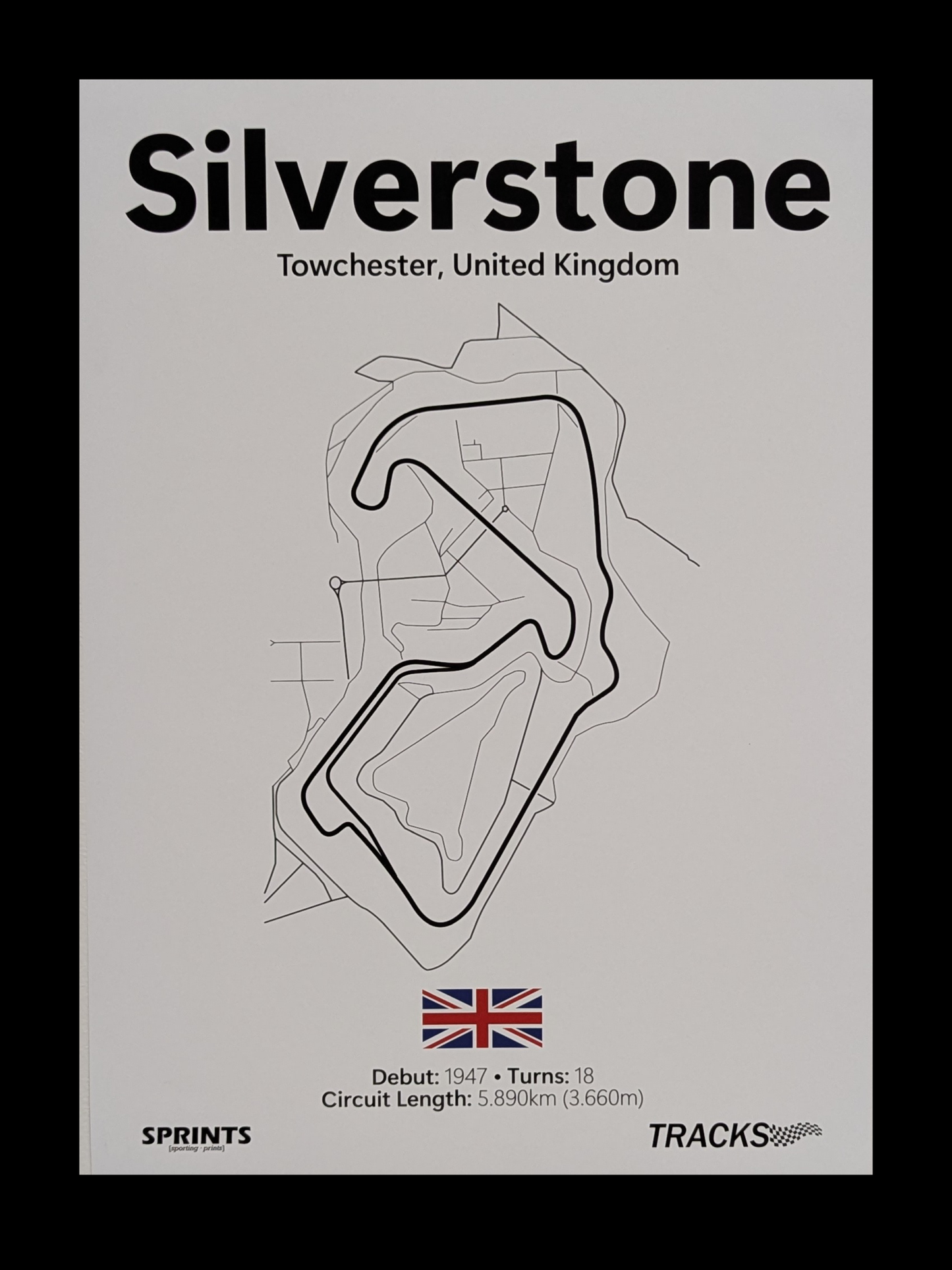 Silverstone Poster Print