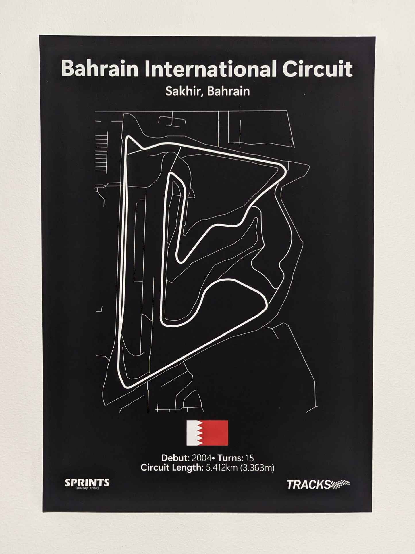 Bahrain International Circuit Poster Print