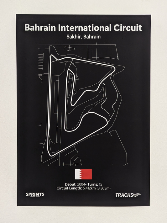Bahrain International Circuit Poster Print