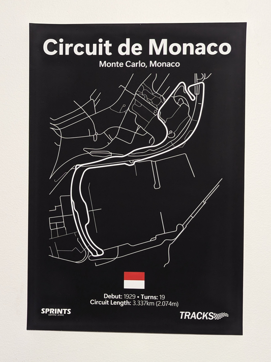 Circuit De Monaco Poster Print