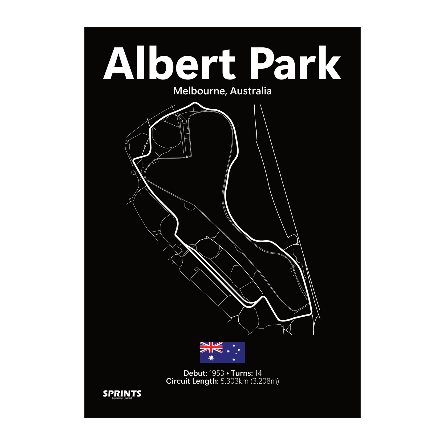 Albert Park Poster Print