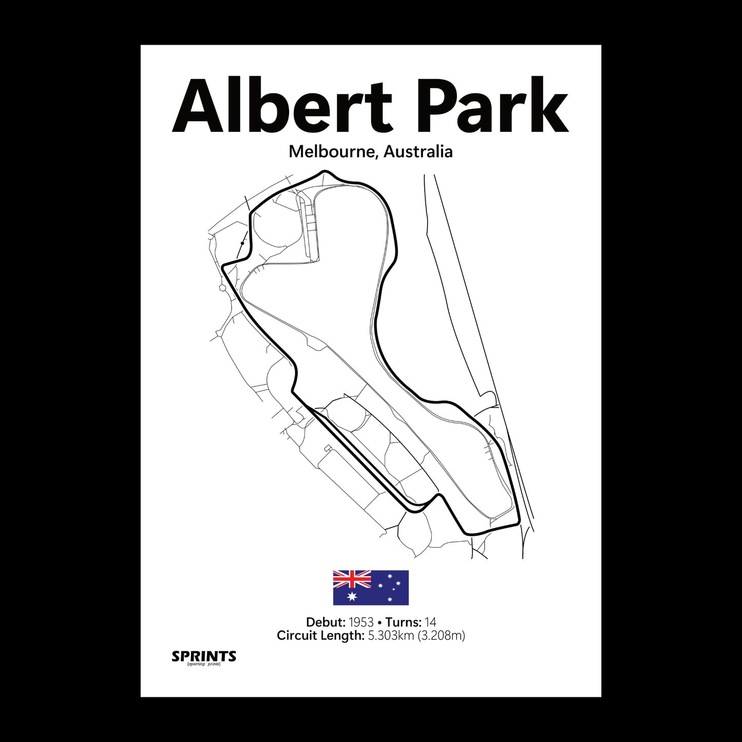 Albert Park Poster Print