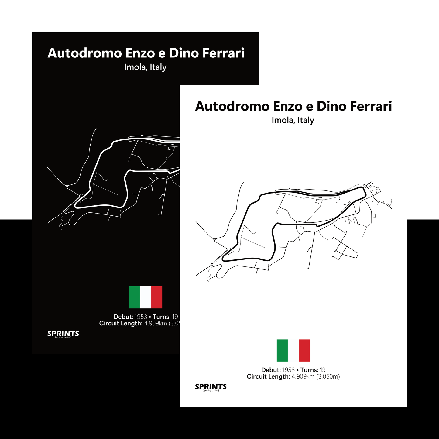 Autodromo Enzo e Dino Ferrari Poster Print