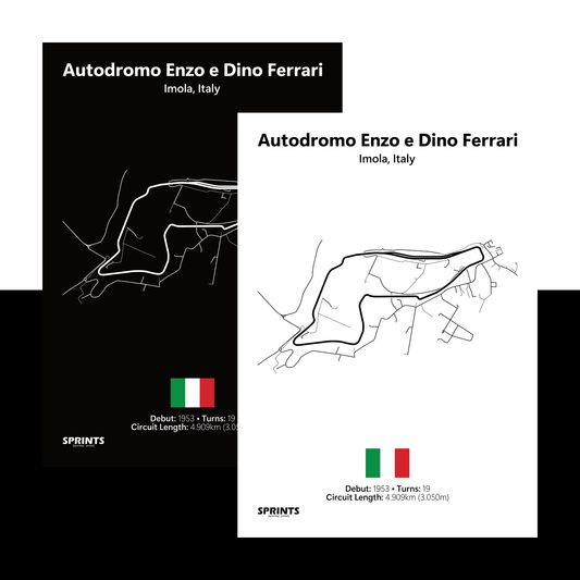 Autodromo Enzo e Dino Ferrari Poster Print