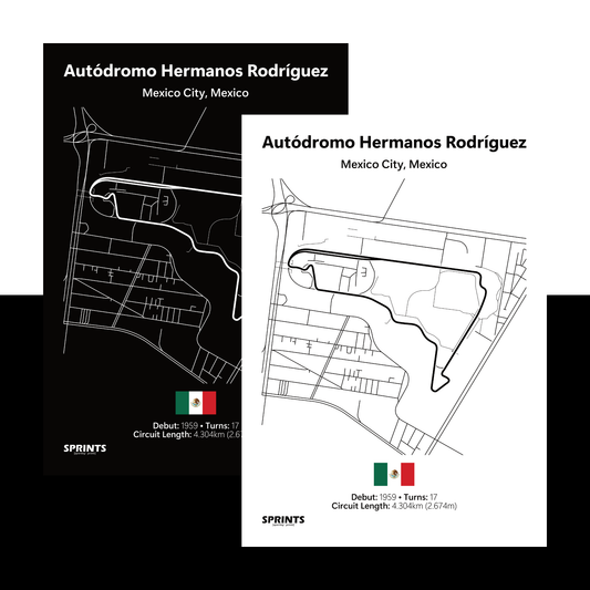 Autódromo Hermanos Rodríguez Poster Print