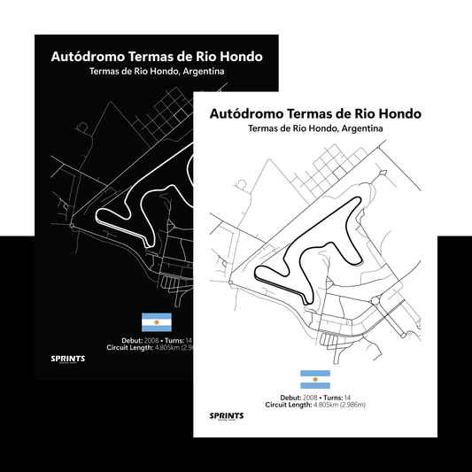 Autódromo Termas de Rio Hondo Poster Print