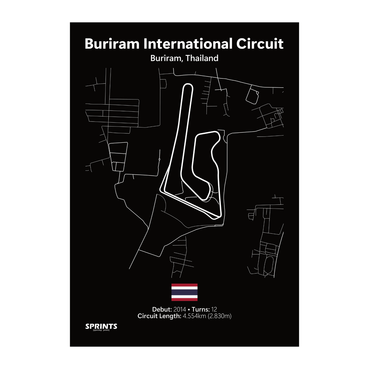Buriram International Circuit Poster Print