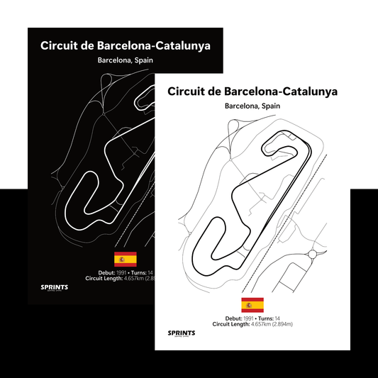 Circuit De Barcelona-Catalunya (Non-Chicane) Poster Print