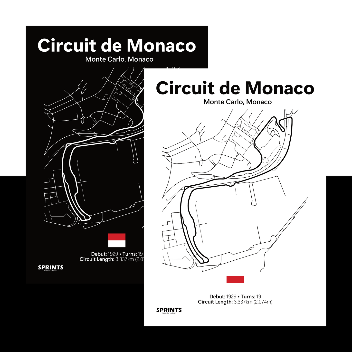 Circuit De Monaco Poster Print