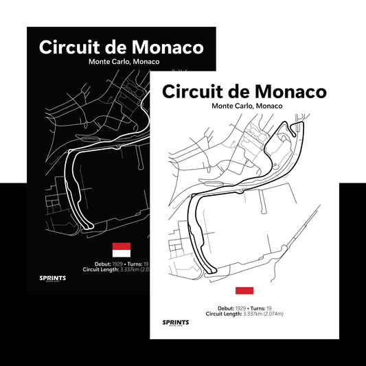 Circuit De Monaco Poster Print