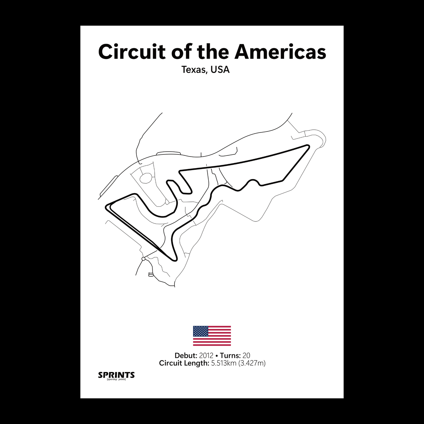 Circuit of the Americas Poster Print