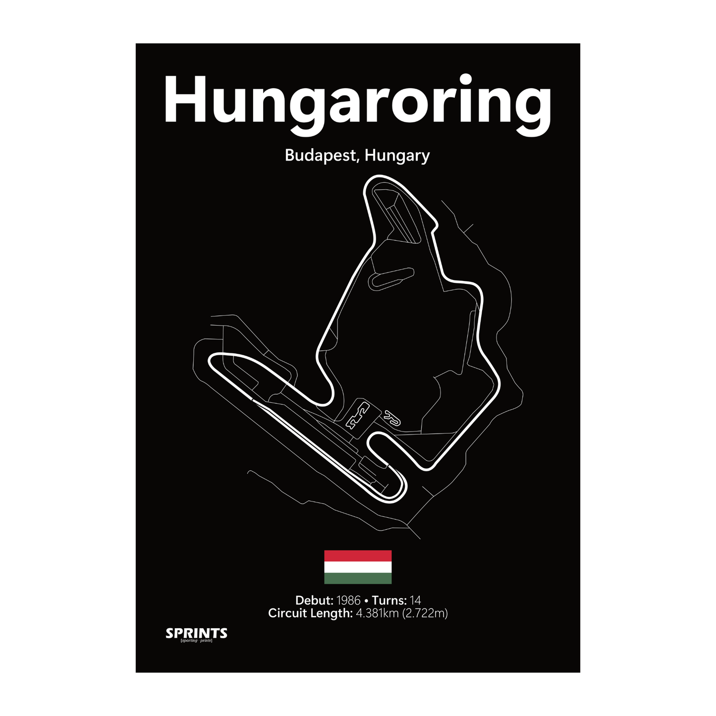 Hungaroring Poster Print