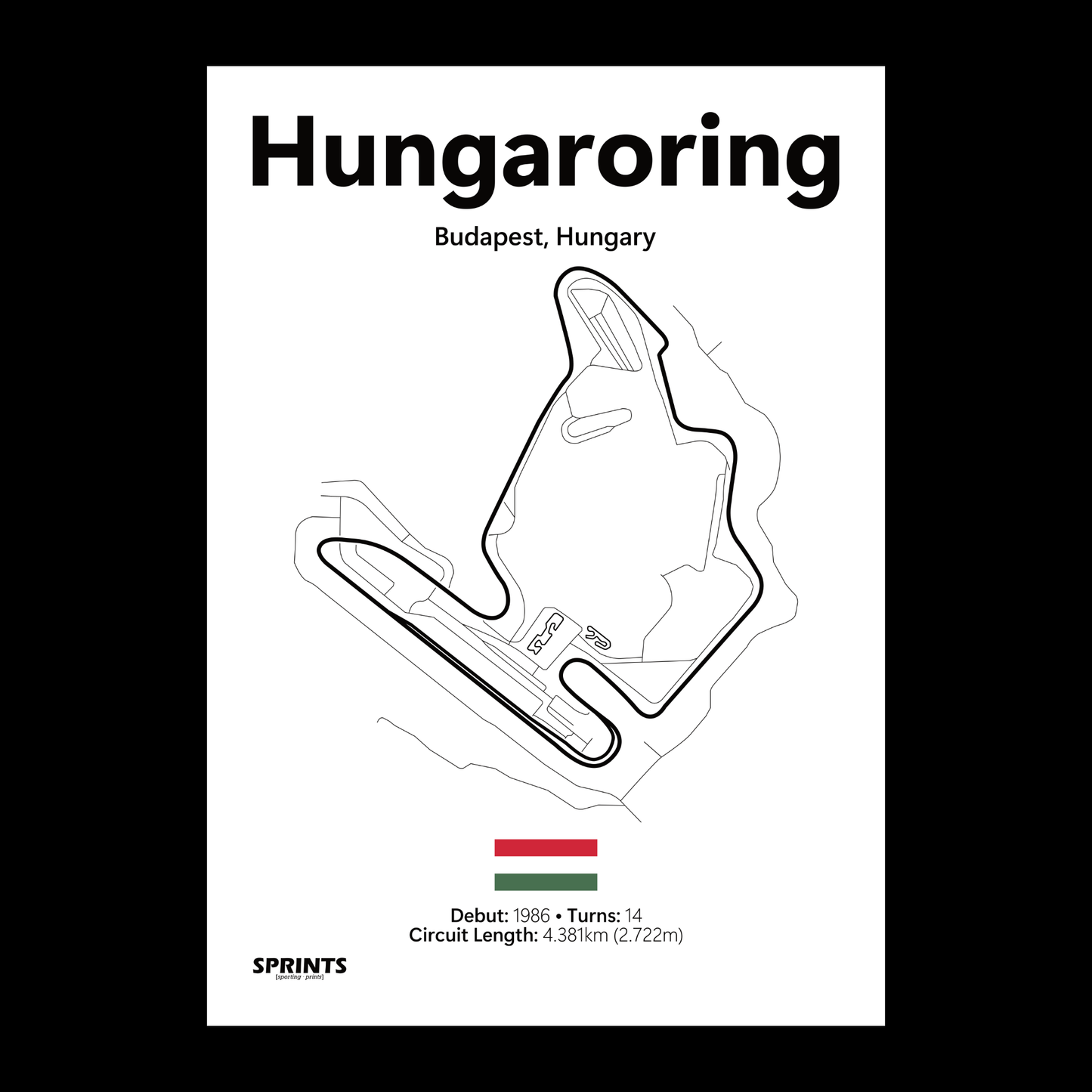 Hungaroring Poster Print