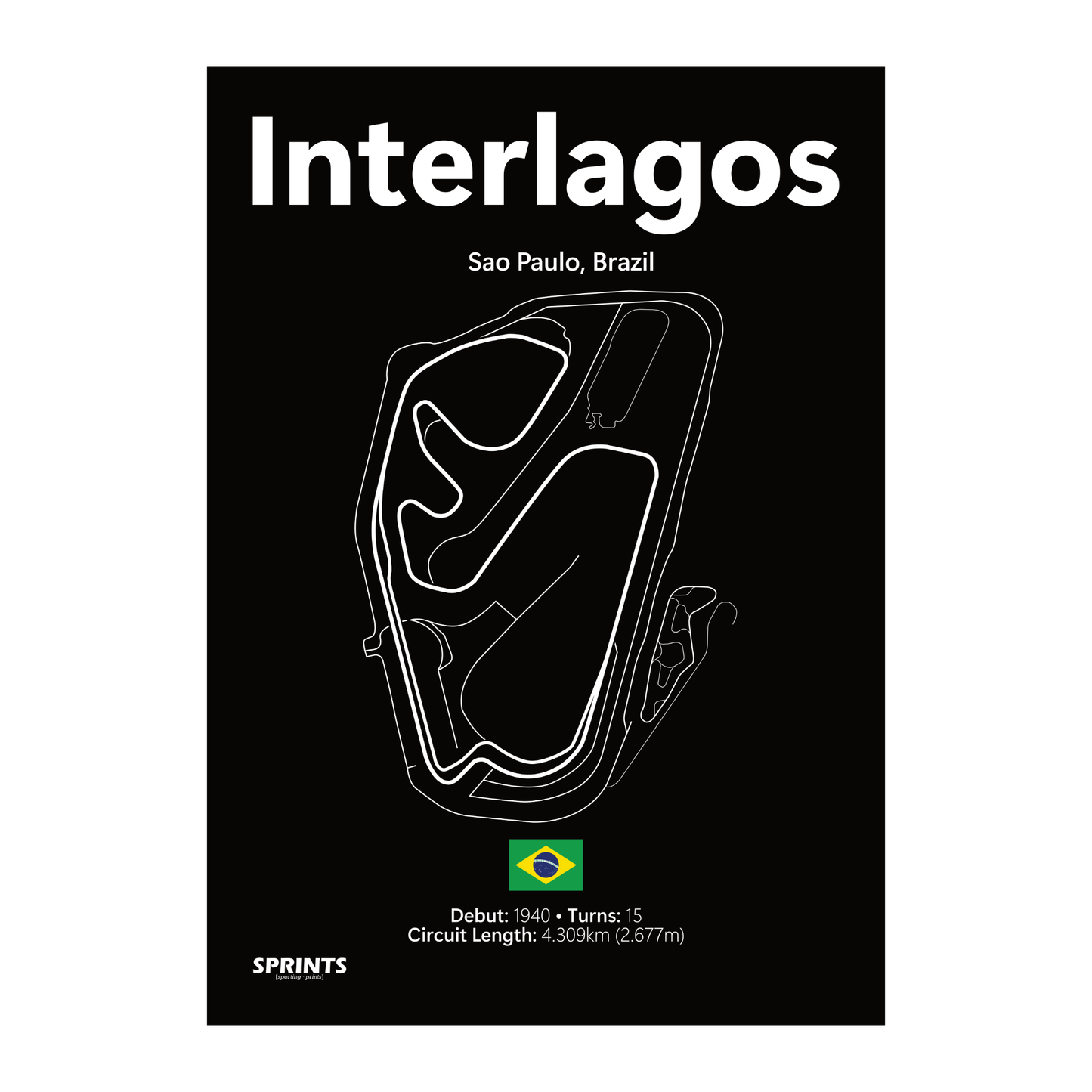 Interlagos Poster Print