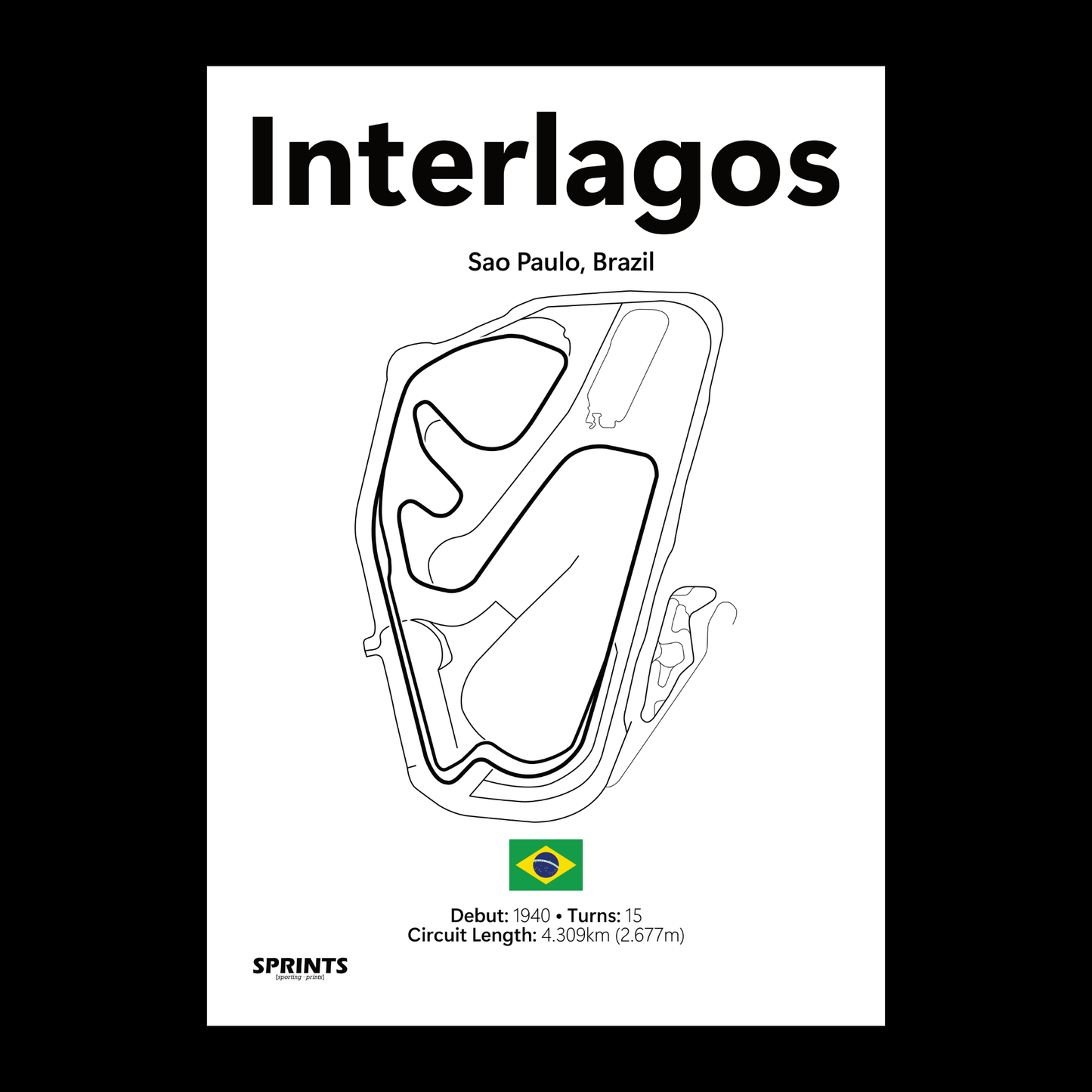 Interlagos Poster Print