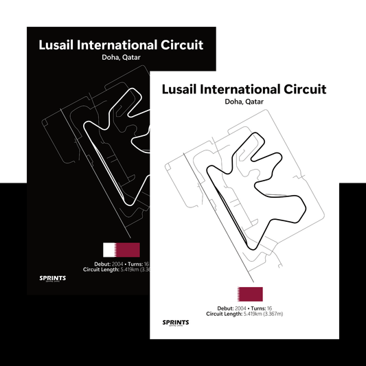 Lusail International Circuit Poster Print