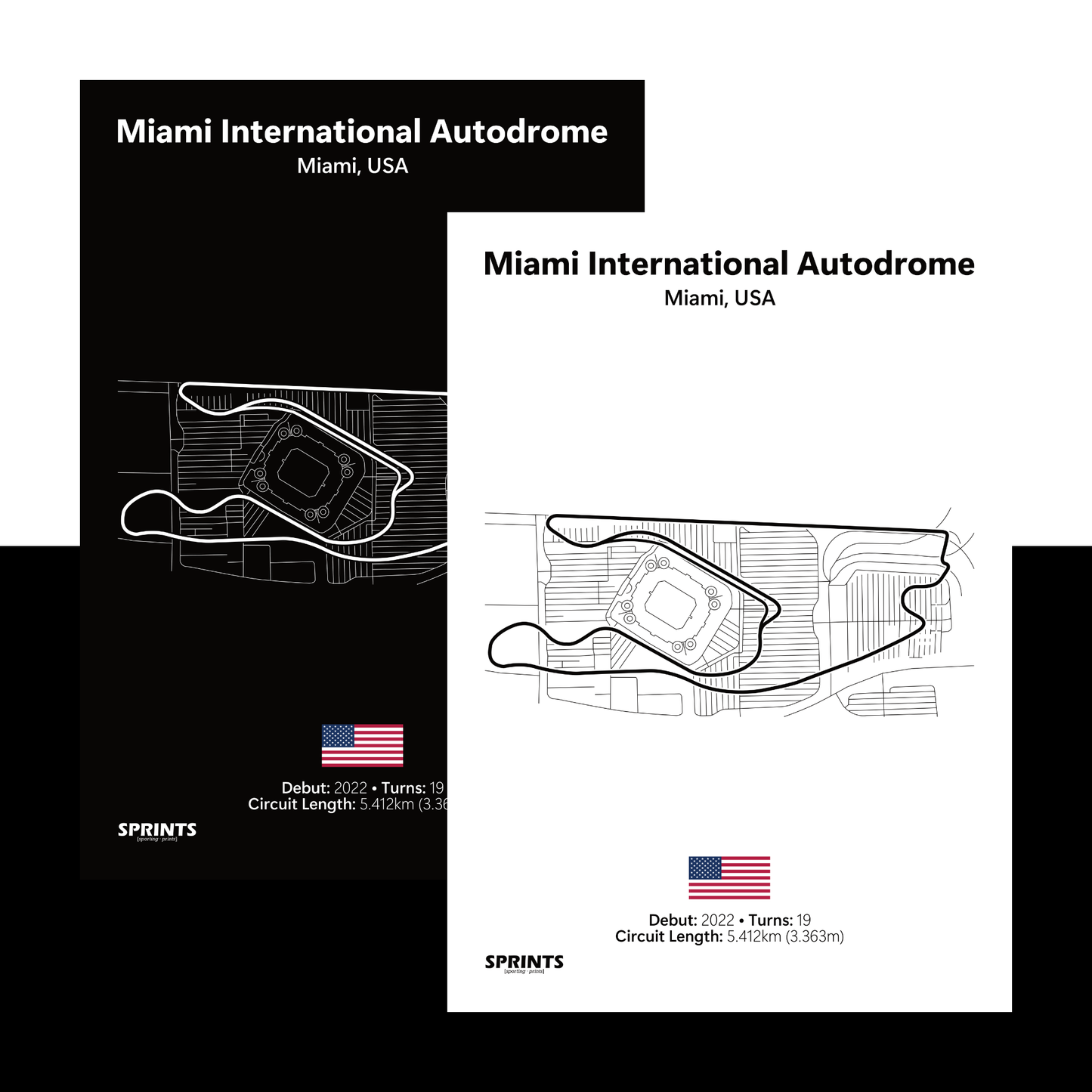 Miami International Autodrome Poster Print