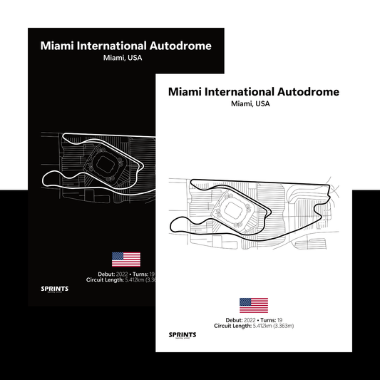 Miami International Autodrome Poster Print