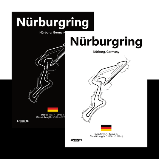 Nürburgring GP Circuit Poster Print
