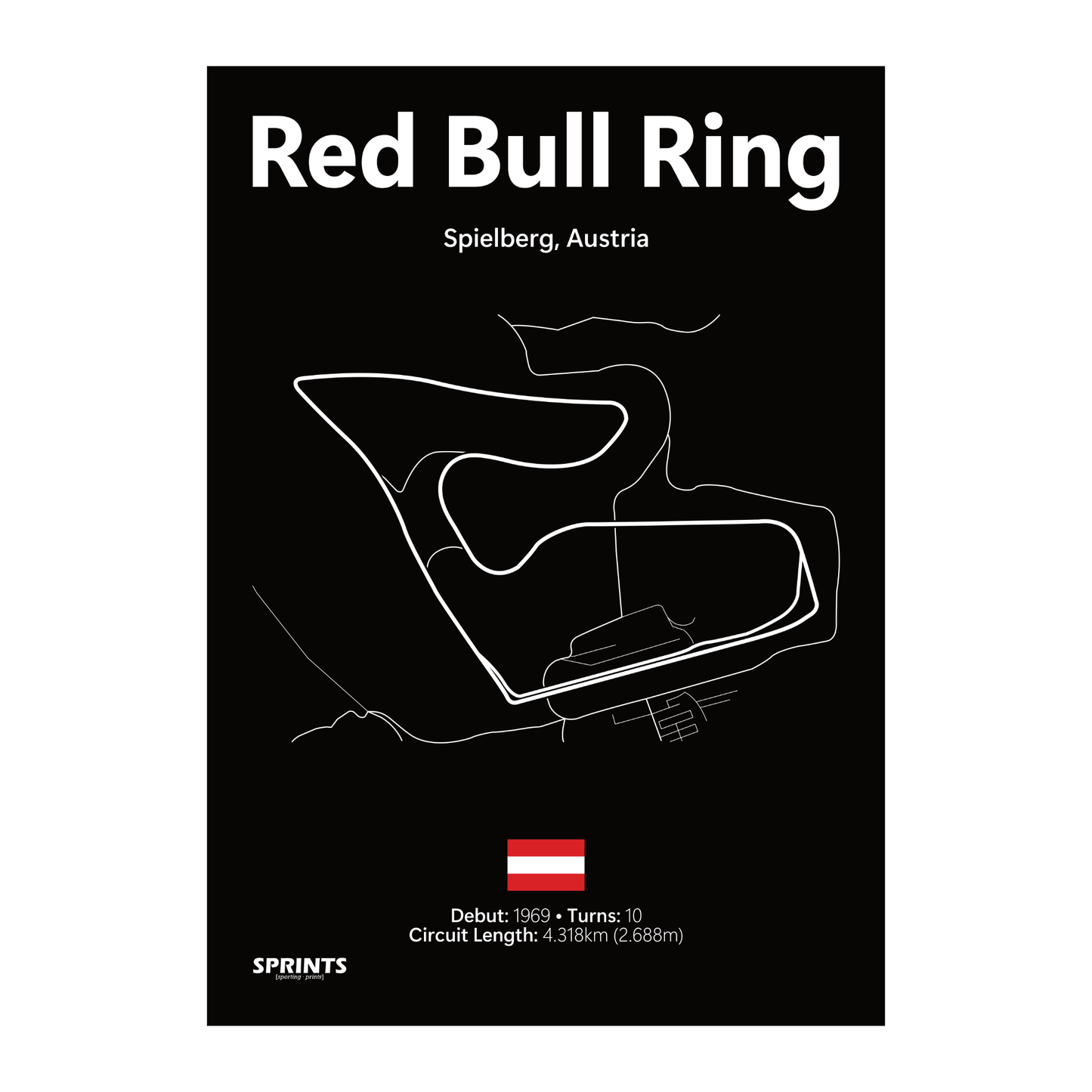 Red Bull Ring Poster Print