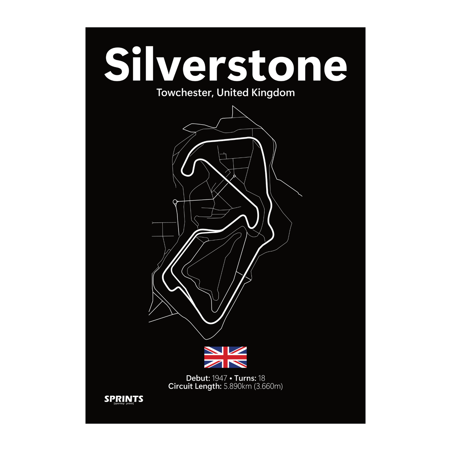 Silverstone Poster Print