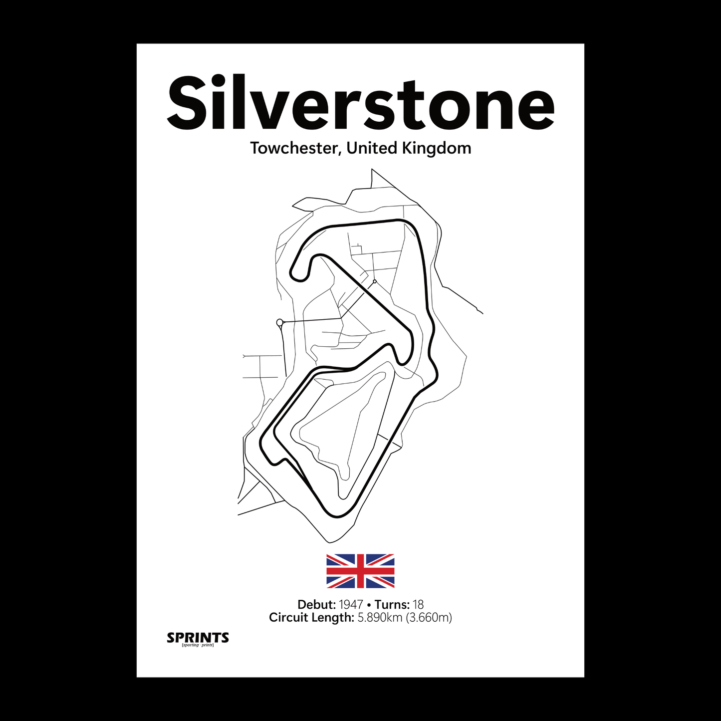 Silverstone Poster Print