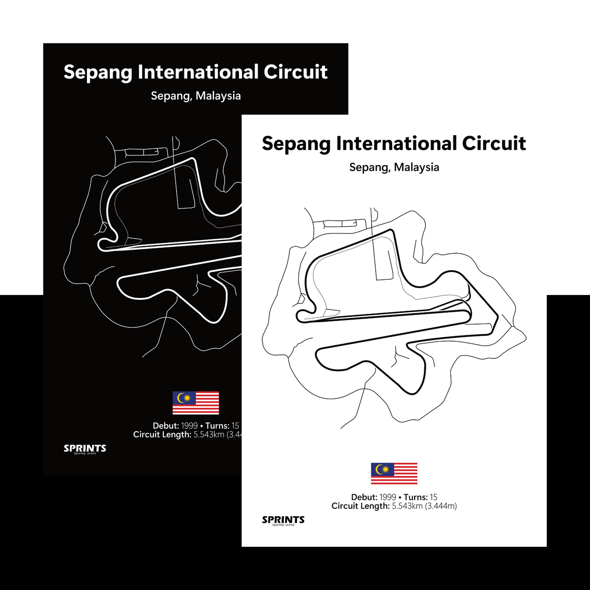 Sepang International Circuit Poster Print