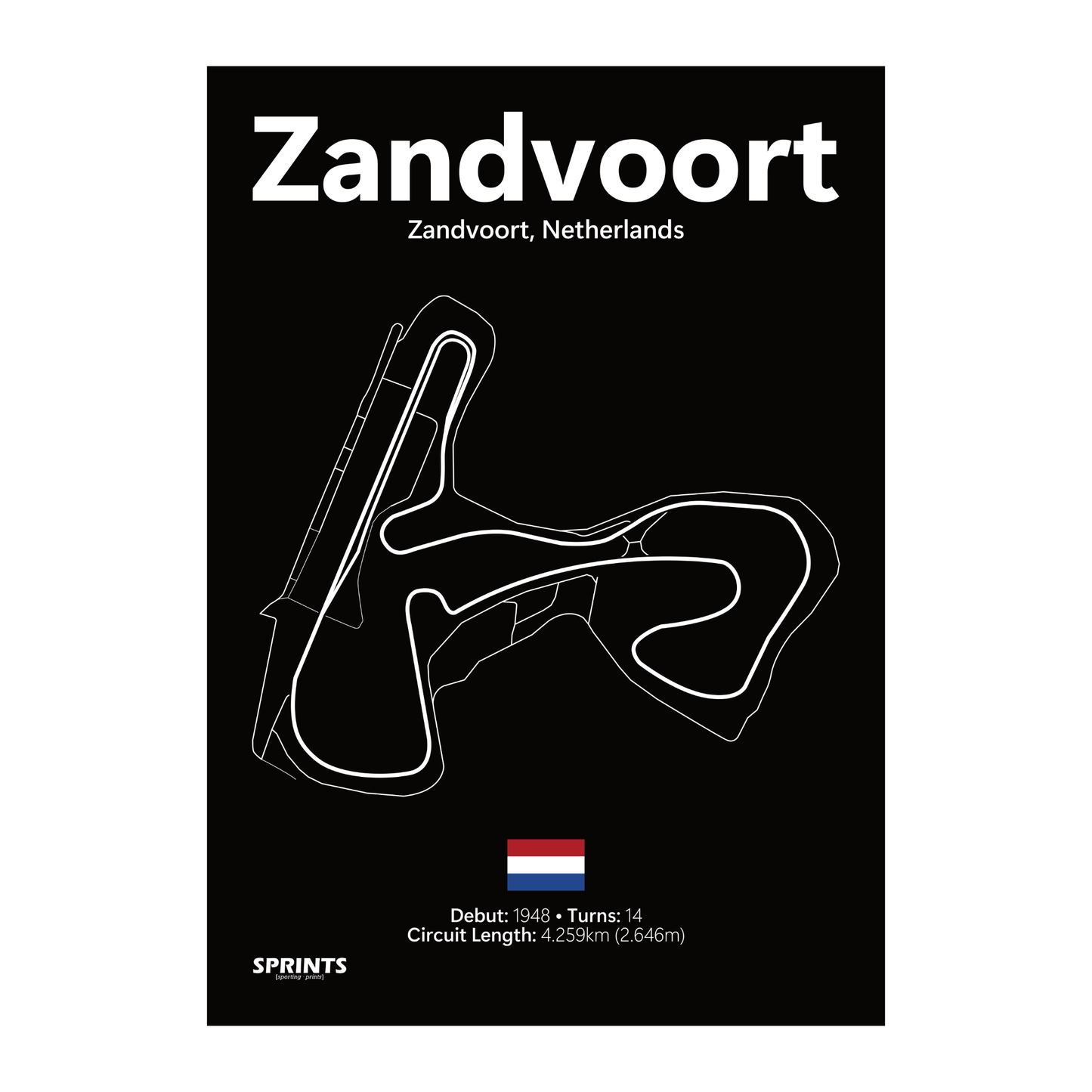 Zandvoort Poster Print