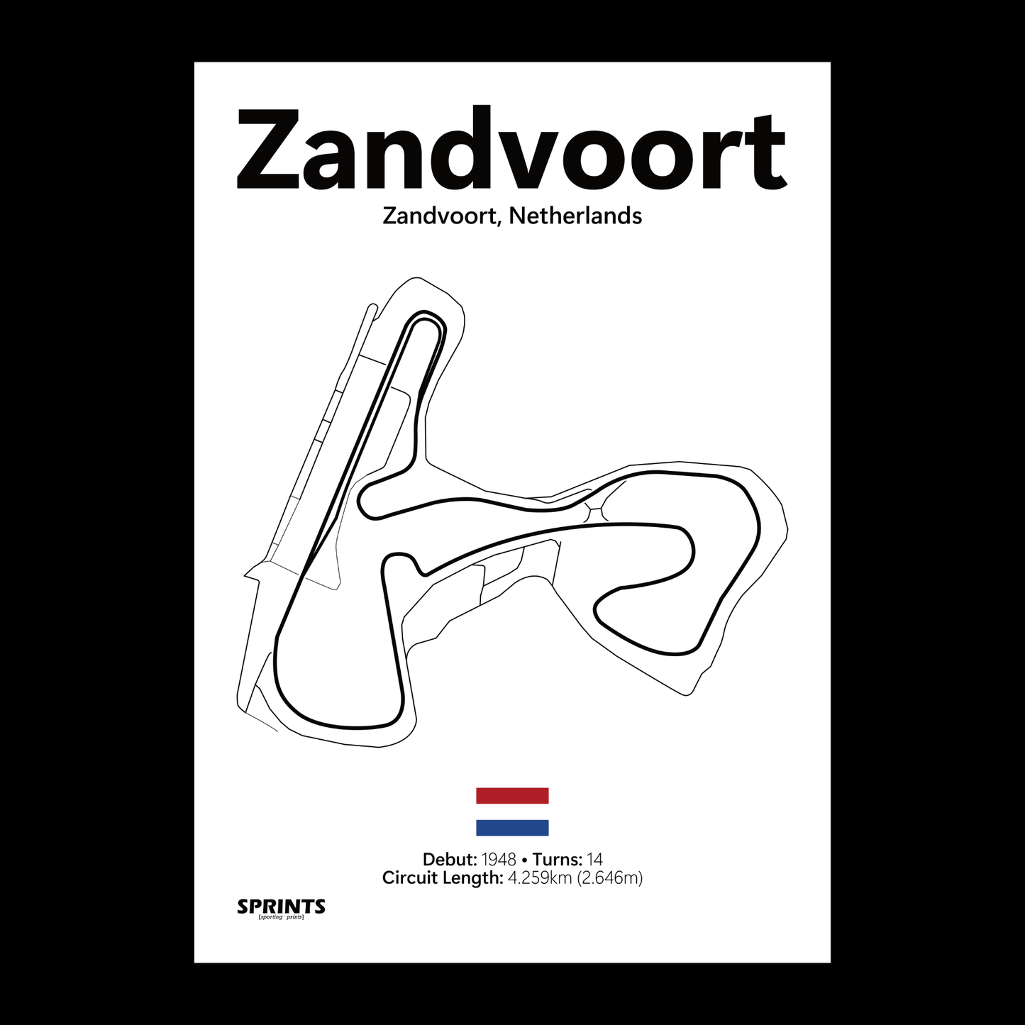 Zandvoort Poster Print